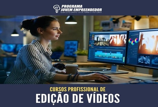 curso profissional de edição de vídeos