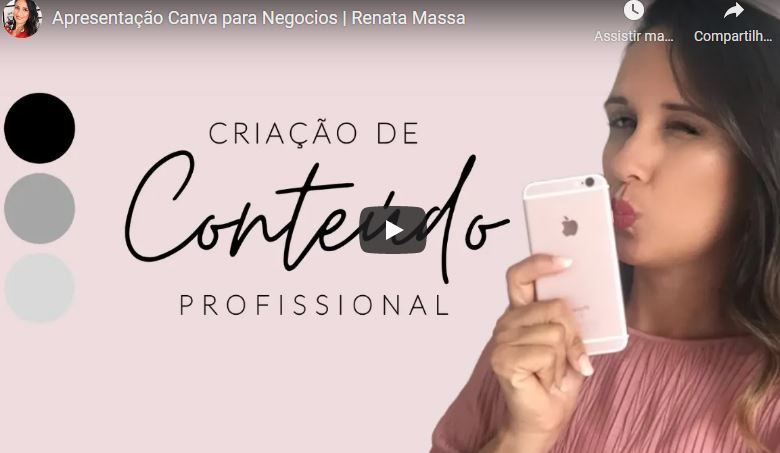 Canva Para Negócios Com Renata Massa