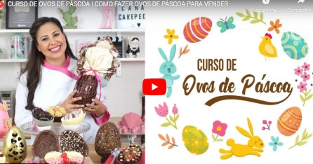Curso de Ovos de Páscoa Cakepedia Com Elaine Ferreira