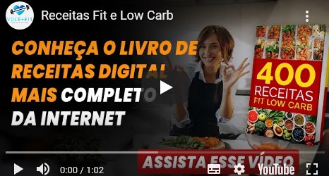 Livro 400 Receitas Fit e Low Carb Para Emagrecer