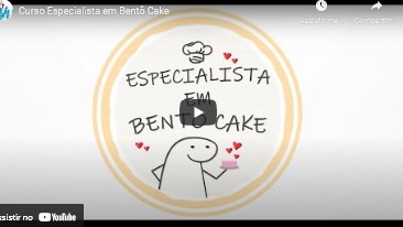 Curso Especialista em Bentô Cake