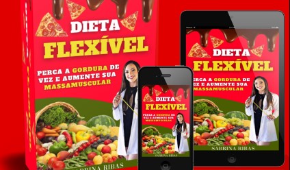 Livro Dieta Flexível Com a Nutricionista Sabrina Ribas