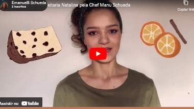 Confeitaria Natalina pela Chef Manu Schueda