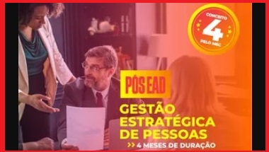 MBA em Gestão Estratégica de Pessoas EAD 560 Horas