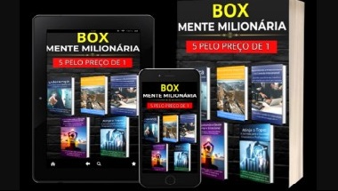 Box Mente Milionária com 5 E-books de Desenvolvimento Pessoal