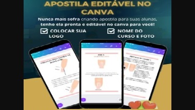 Apostila Editável 3 em 1 para Nail Design