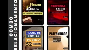 Combo Relacionamento com Deus - Estudos Bíblicos
