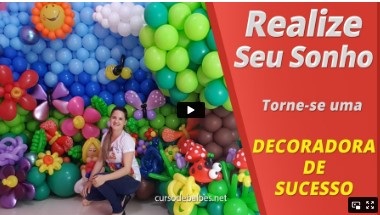 Curso de Balões do Zero ao Avançado com Juliana Kelline