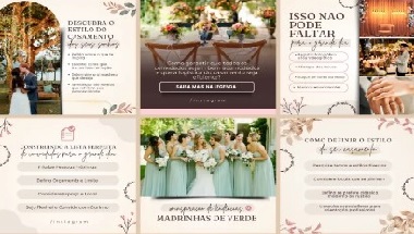 Posts Prontos para Cerimonialista de Casamento