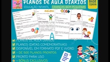 Planos de Aula para Crianças Bem Pequenas