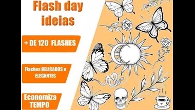 120 Ideias para Flash Day Tattoo