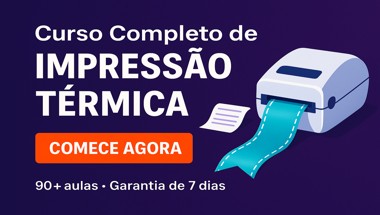 Curso de Impressão de Fitas de Cetim e Etiquetas Térmicas